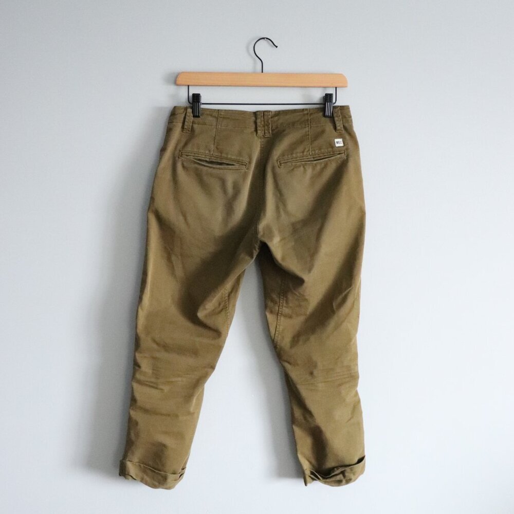 MEC Women's Sz 2 Khaki Patagonia Twill Traveler 5-Pocket Stretch Active Pants - Picture 2 of 14